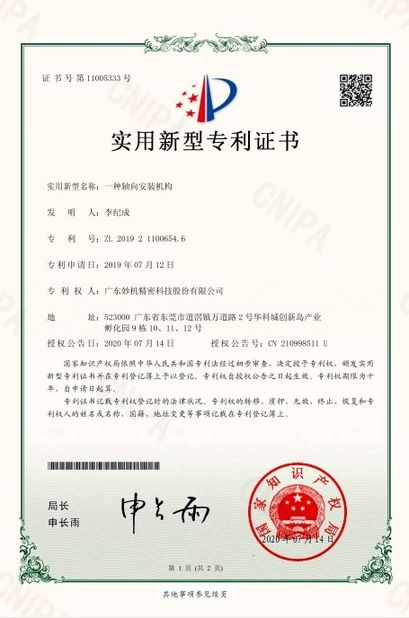 China Leader Precision Instrument Co., Ltd certificaten
